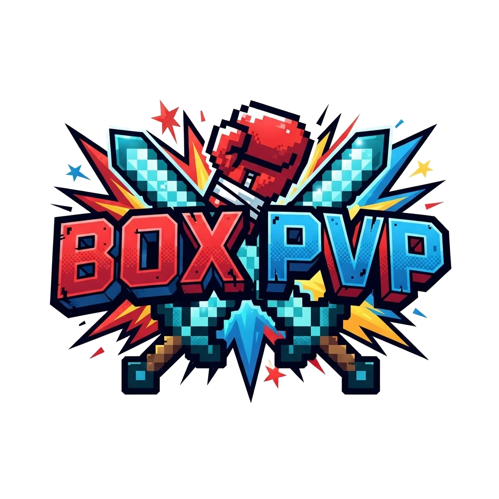 Logo trybu BoxPvP ze skrzyżowanymi mieczami
